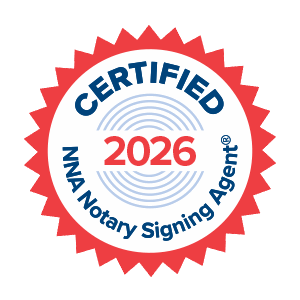 National Notary Association Certified Notary Signing Agent 2026 seal